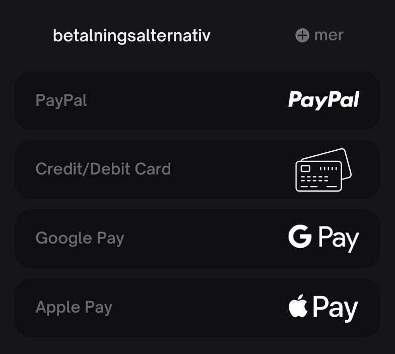 nordic iptv payment methods
