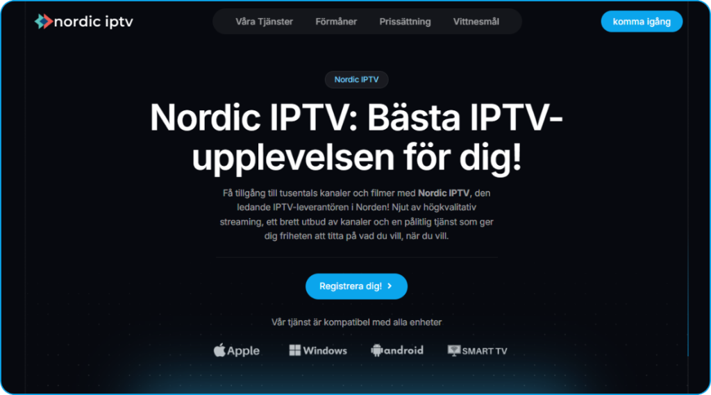Nordic One IPTV – Den Ultimata IPTV-Tjänsten För Svensk Underhållning