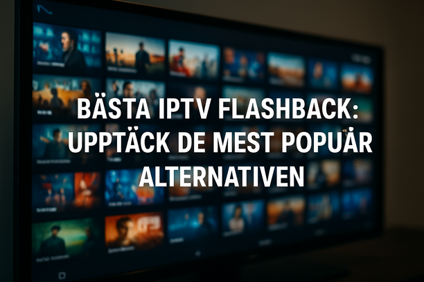 Bästa IPTV Flashback: retro-tv med klassiska show och modern enhet, färgglad och livlig.
